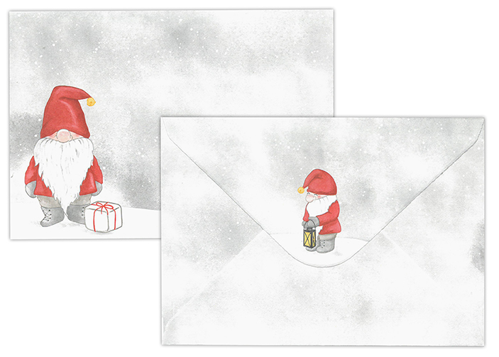 Envelope C6 Christmas gnome 10pcs