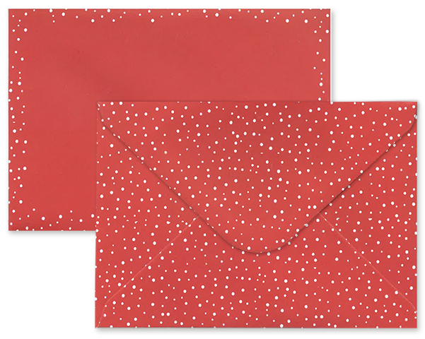 Envelope C6 Dot red 10pcs