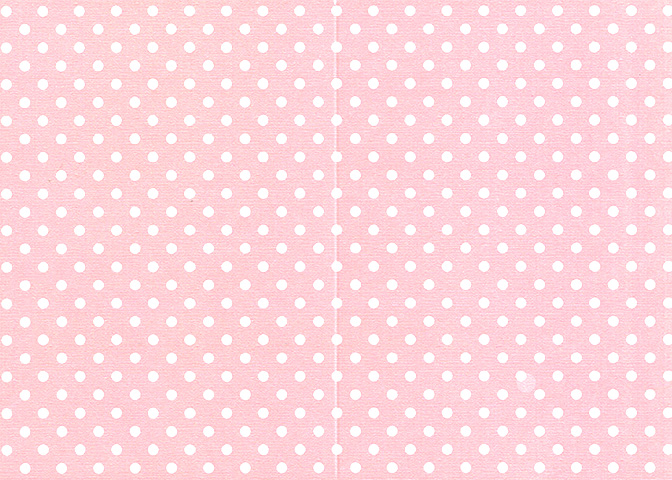 Folded card Ball light pink 10pcs