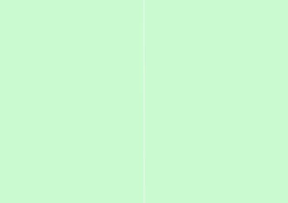 Folded card light green 10pcs