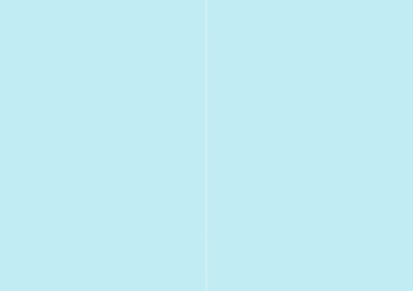 Folded card light blue 10pcs