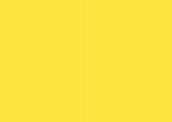 Folded card yellow 10pcs