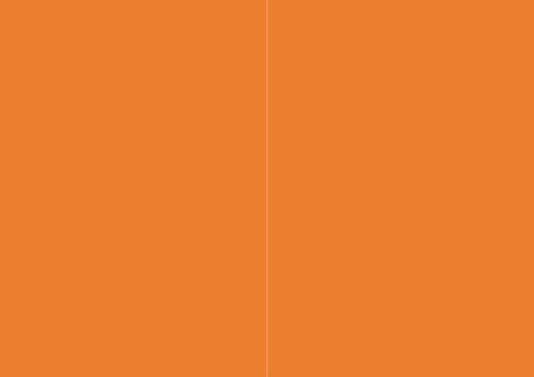 Folded card orange 10pcs