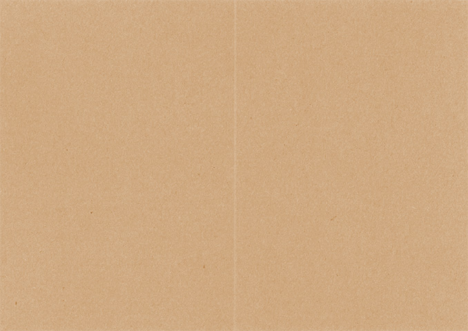 Folded card Eco natural 10pcs