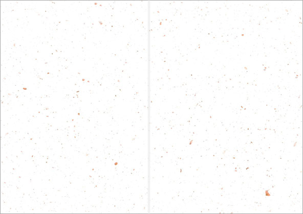 Folded card Copper with spots 10pcs