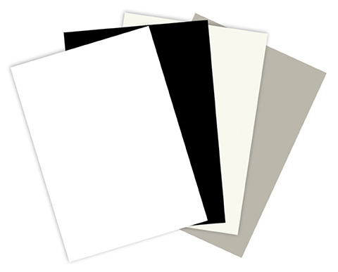 Card assortment A6 Black/white 40pcs