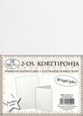 Folded Sparkling card white 10pcs