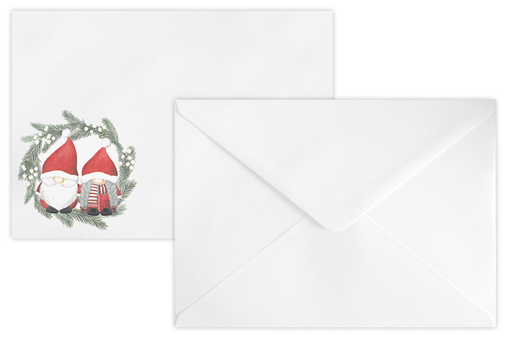 Envelope C5 Santa couple white 10pcs