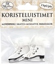 Miniature Ice skates 2pcs