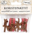 Miniature gift boxes assortment 4pcs