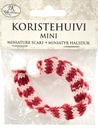 Miniature Scarf red/white
