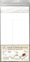 Card box big pearlescent white 2pcs