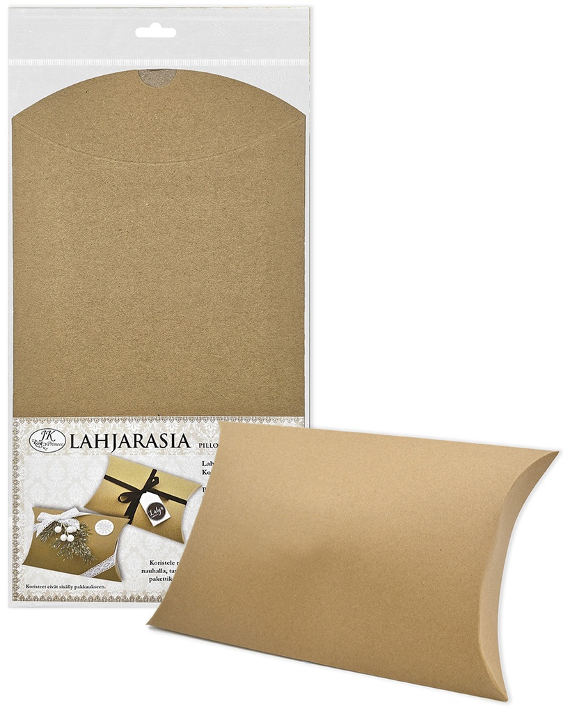 Pillow box M recycled brown 3pcs