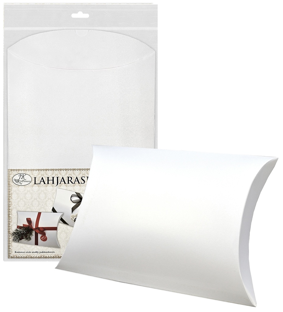 Pillow box L pearlescent white 3pcs