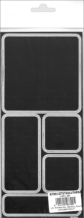 Chalkboard sticker
