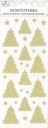 Shiny sticker Spruces gold