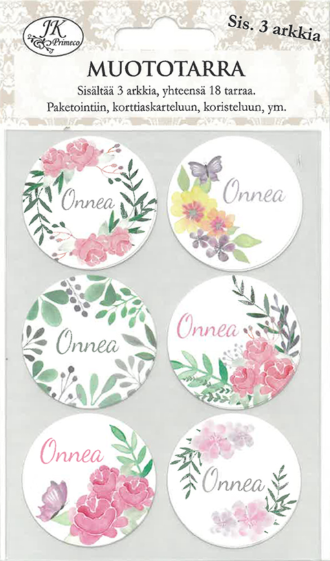 Form sticker Onnea Flora 3 sheets