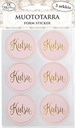 Form sticker Kutsu rosa 3 sheets