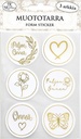 Form sticker Kuvat ja tekstit kulta 3 sheets