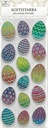 Eva foam sticker Easter eggs hologram