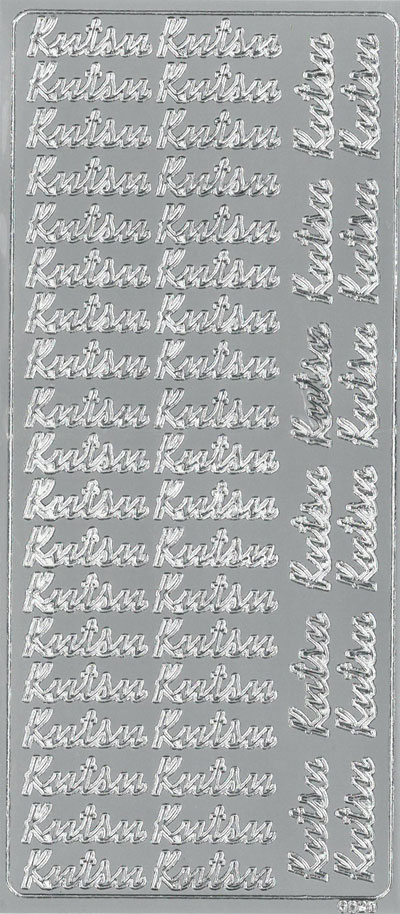 Peel-off sticker Kutsu hopea