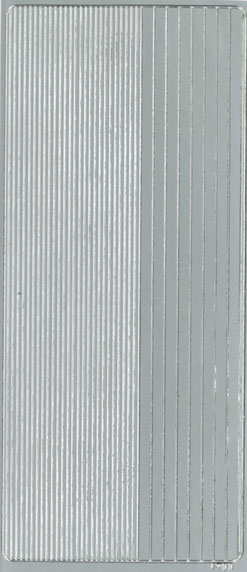 Peel-off sticker Line silver