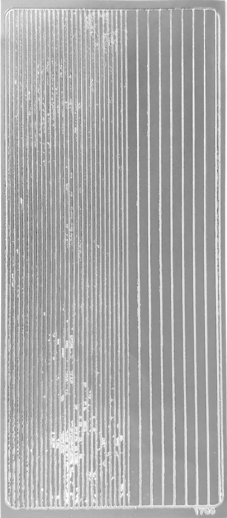 Peel-off sticker Line silver