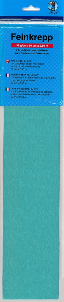 Crepe paper light blue