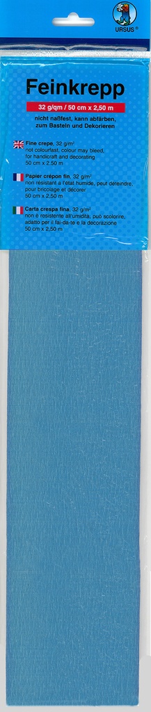 Crepe paper blue