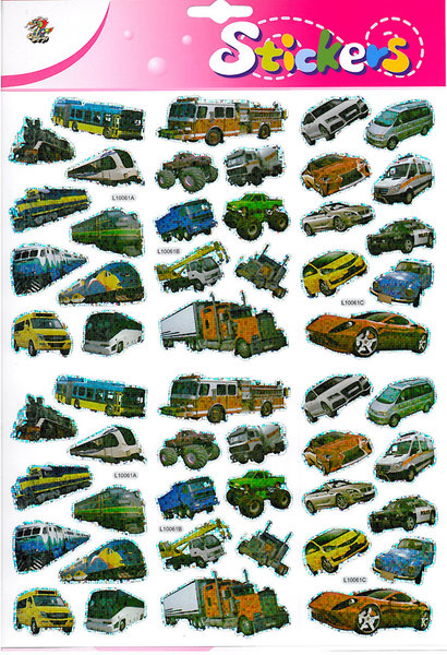 Giant sticker Vehicles 2