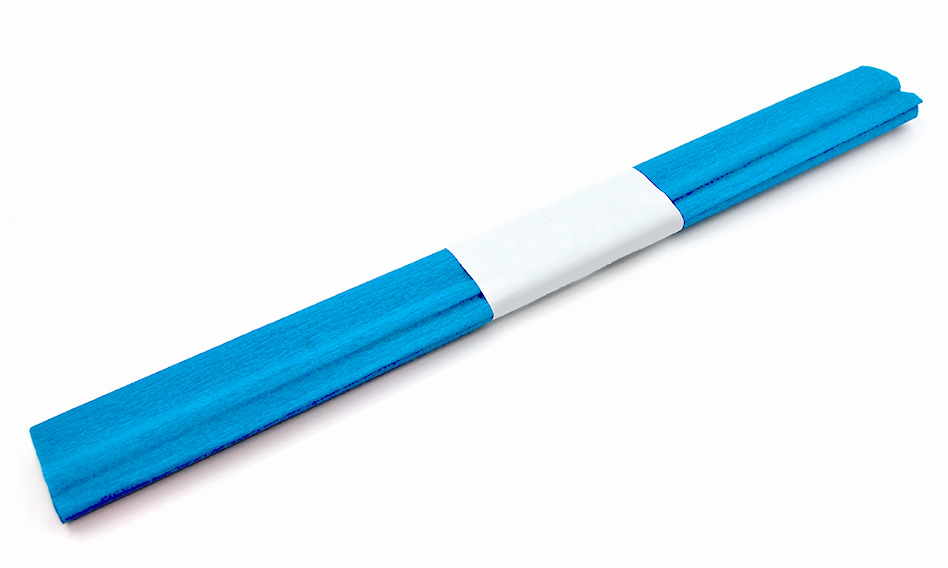 Crepe paper blue