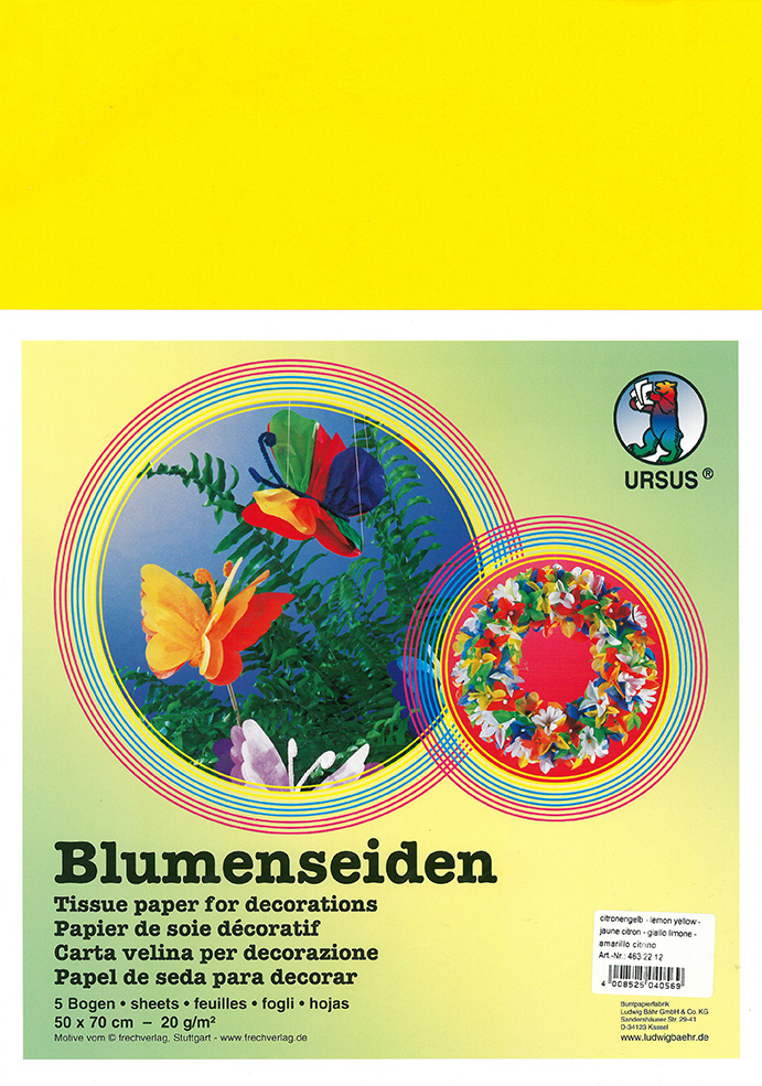 Tissue paper lemon 5 sheets