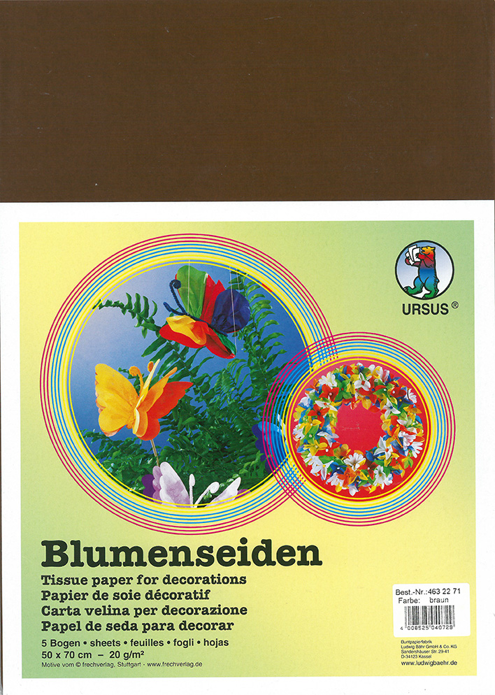 Tissue paper brown 5 sheets