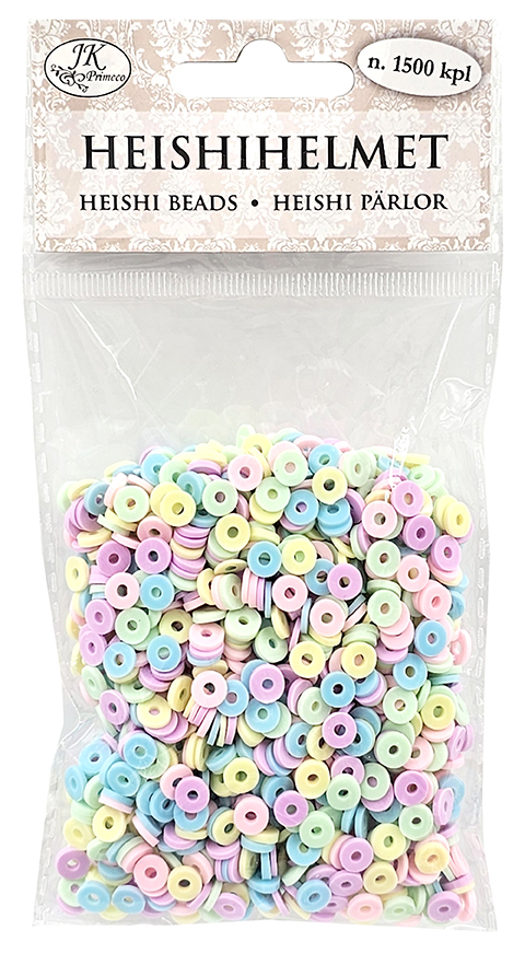 Heishi beads pastel 1500pcs
