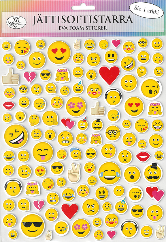 Giant eva foam sticker Emoji