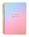 Notebook A5 "Nyt meni vihkoon" pastelli 160 pages (80 sheets)