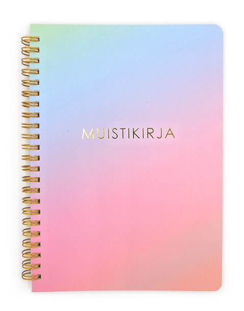 Notebook A5 "Muistikirja" pastelli 160 pages (80 sheets)