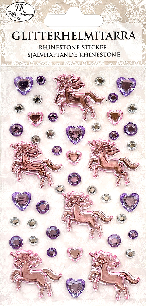 Rhinestone sticker Unicorn