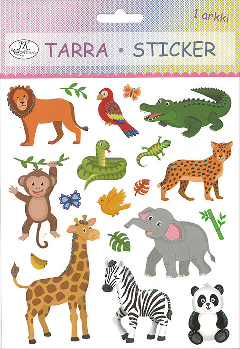 Sticker Jungle animals