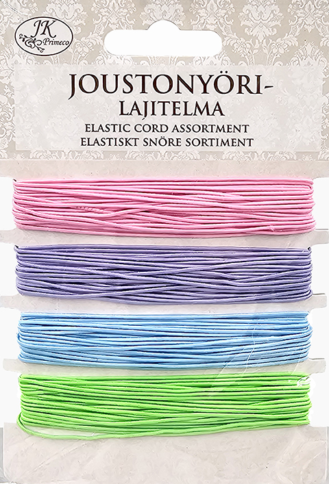 Elastic cord assortment Clear