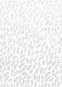 Design card A4 Leaves pearlescent silver 5pcs