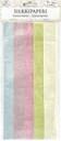 Tissue paper pearlescent pastel assortment 5 sheets