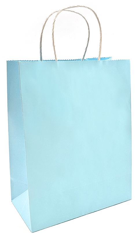 Gift bag M light blue