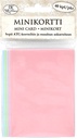 Mini card pastel assortment 40pcs