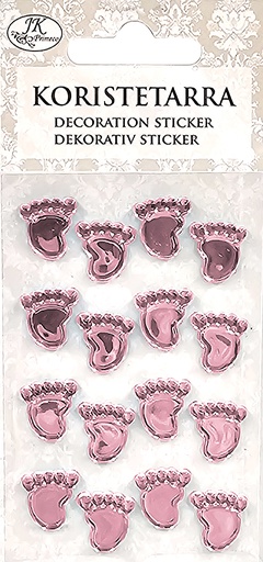 [2795] Decoration sticker Baby light pink