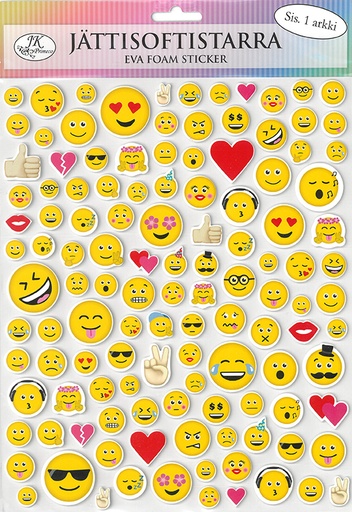 [5140] Giant eva foam sticker Emoji