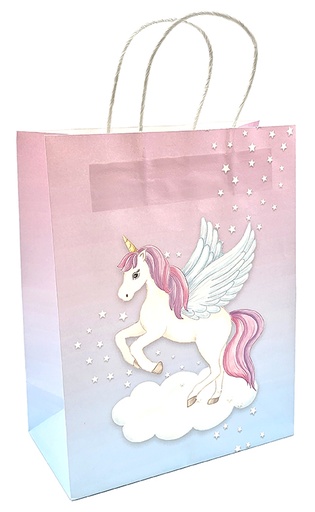 [7308] Gift bag M Unicorn
