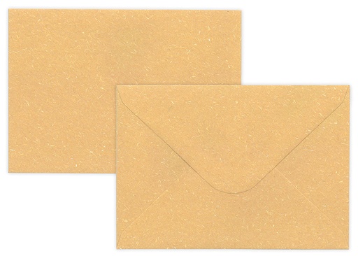[8135] Envelope C6 Kaisla brown 10pcs