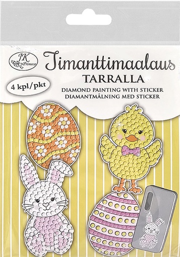 [2006] Diamond painting with sticker Easter 4pcs