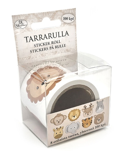 [2373] Sticker roll Animals 100pcs